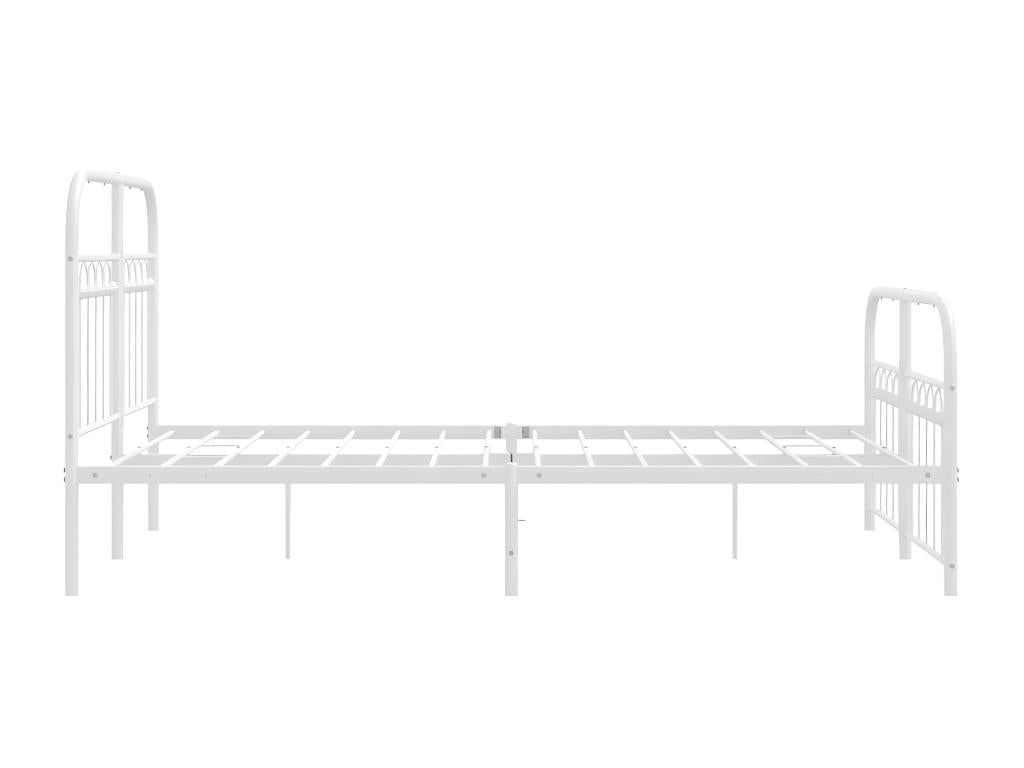 White Metal Bed Frame, 120 x 200 cm