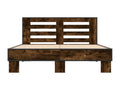 Brown Engineered Wood Bed Frame, 135 x 190 cm
