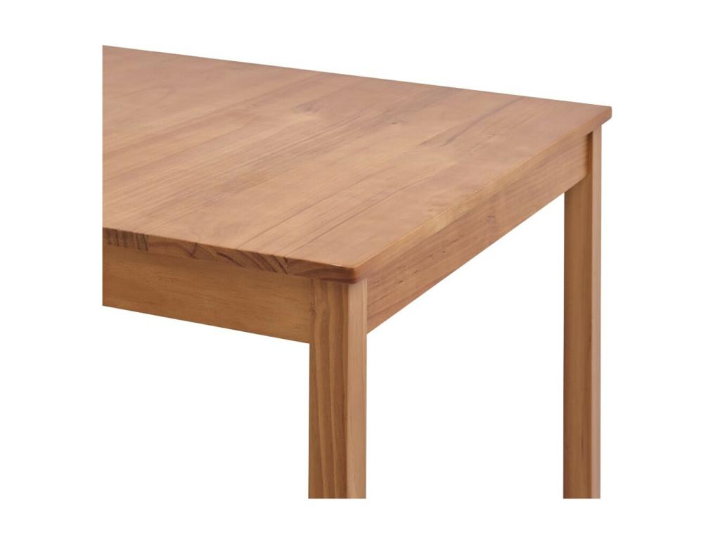 Natural Pine Wood Dining Table