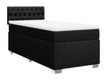 Black Fabric Mattress, 90 x 200 cm