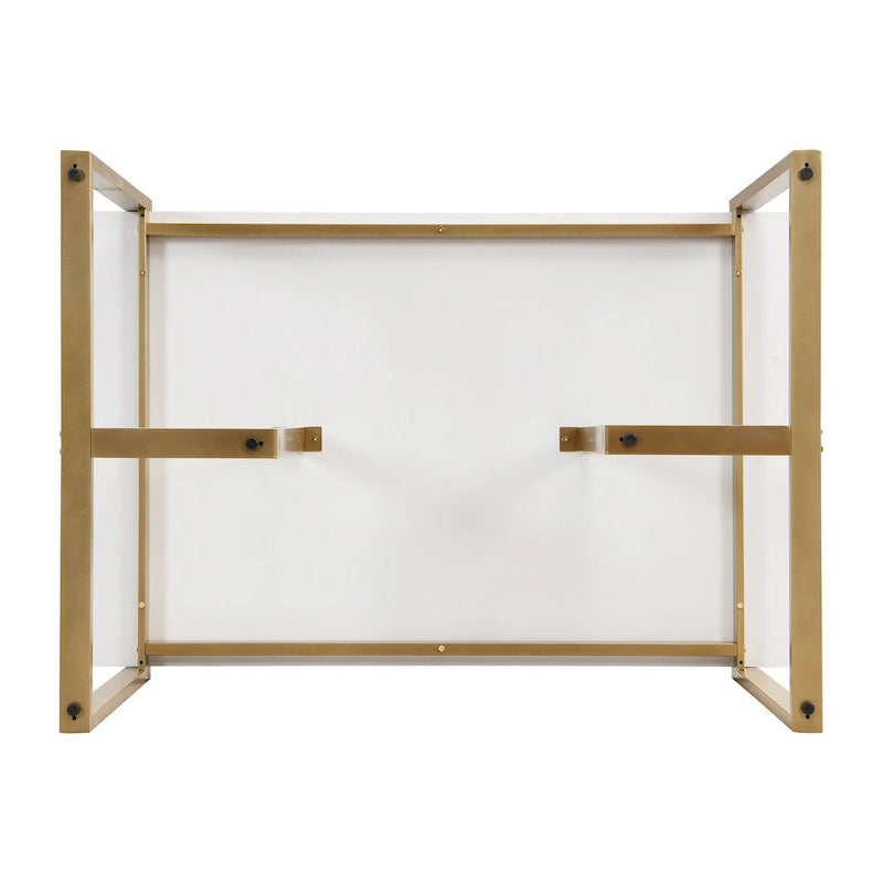 GDFStudio - Carter Modern Rectangular Dining Set with Faux Marble Table and Six Upholstered Chairs