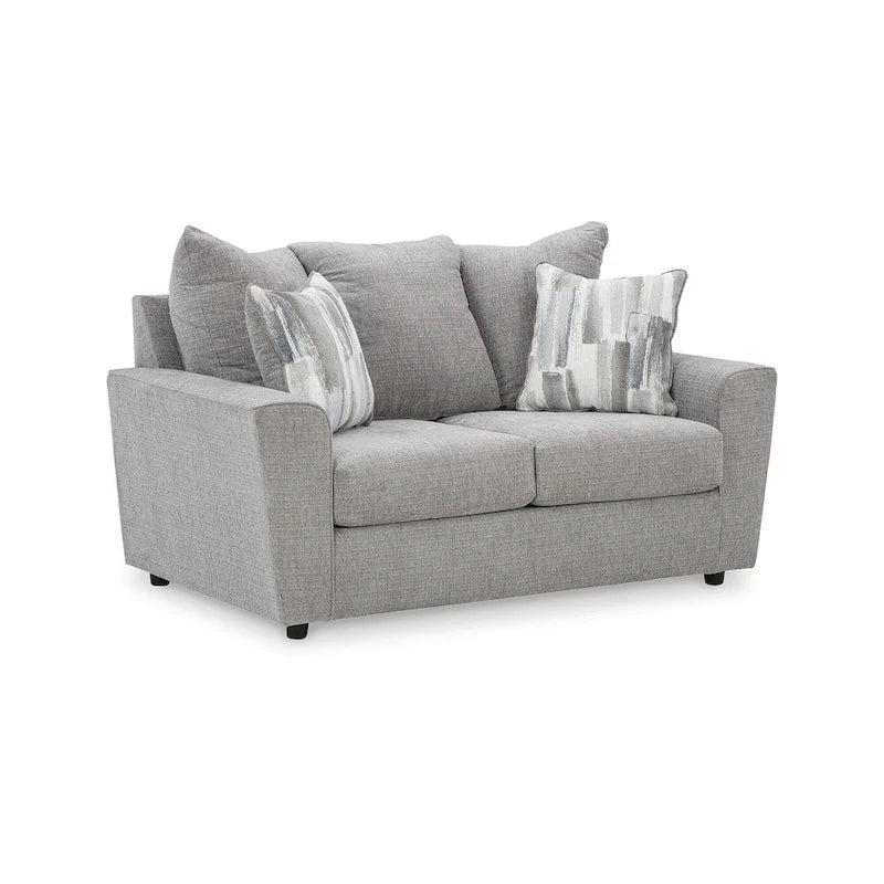 Signature Design by Ashley Stairatt Gray 4-Piece Upholstery Package - 86W x 38D x 39H