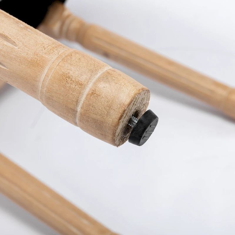 French Oval Back Dining Chair Set of 2, Exquisite Dining Chair Retro Decorative Chair Solid Wood Frame Side Chair