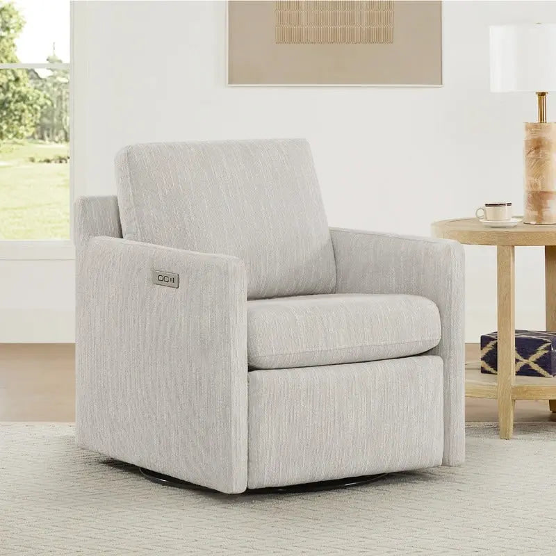 Nora Electric Power Swivel Chair with Footrest Recline