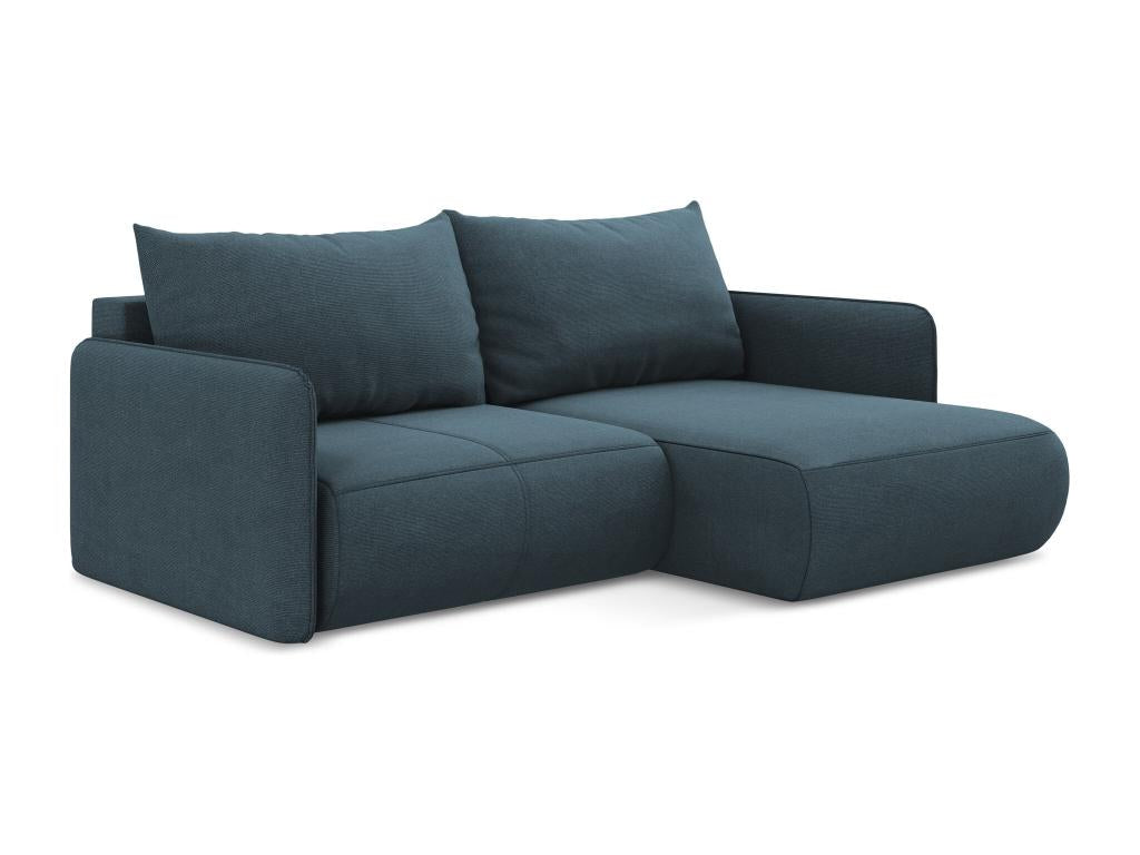 Blue Fabric Sofa Bed