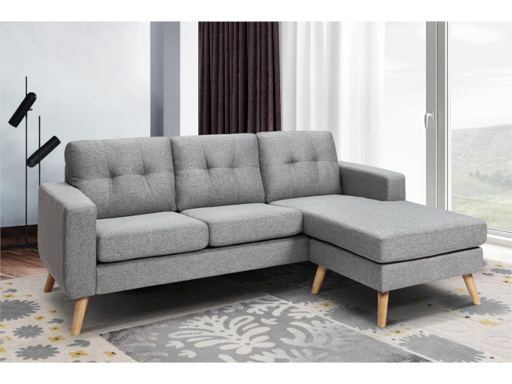 Gray Fabric Sofa