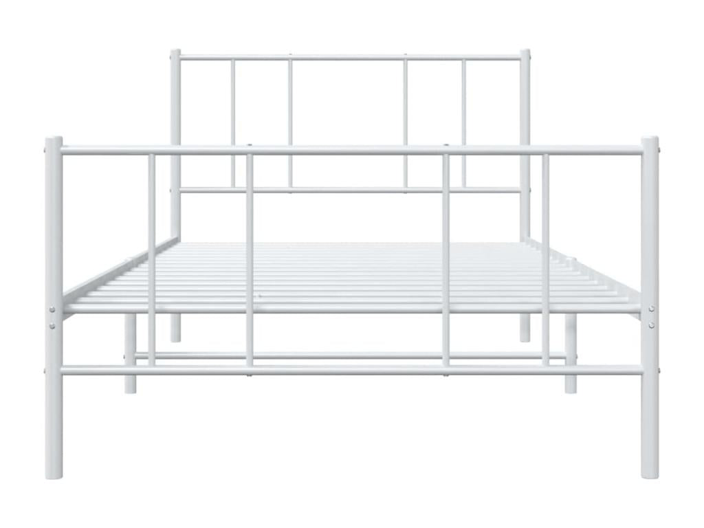 White Metal Mattress, 75 x 190 cm