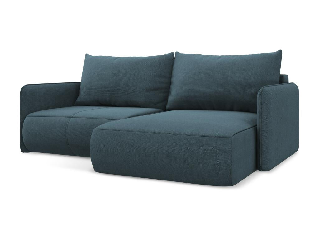 Blue Fabric Sofa Bed