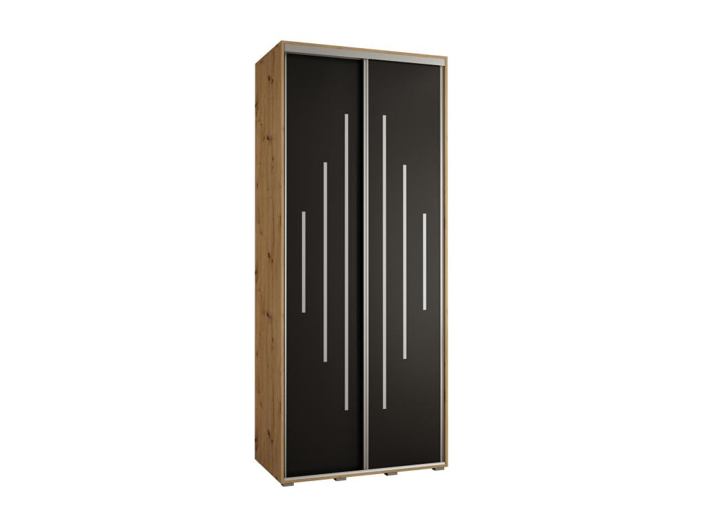 Black Wardrobe, 100 x 45 x 235.2 cm