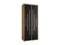 Black Wardrobe, 100 x 45 x 235.2 cm
