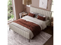 Beige Bed Frame, 140 x 200 cm