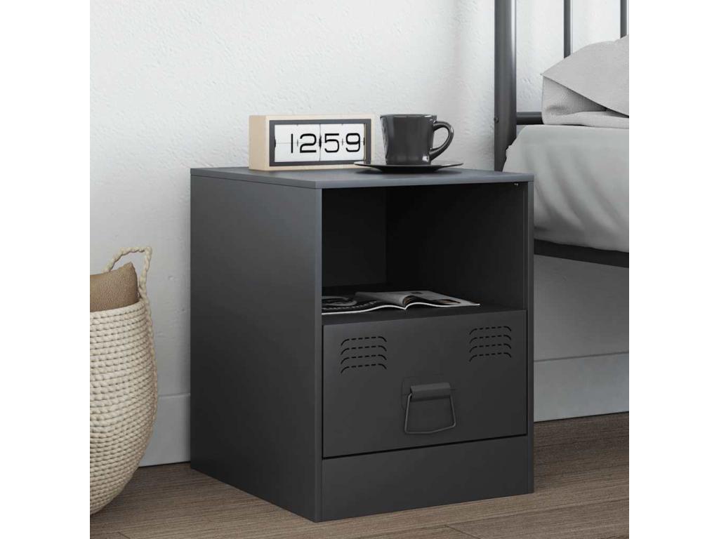 Anthracite Table, 34.5 x 39 x 44 cm