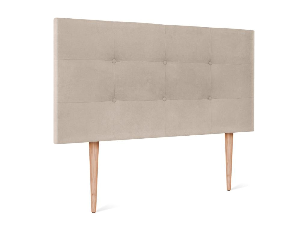 Beige Fabric Bed, 90 x 115 cm