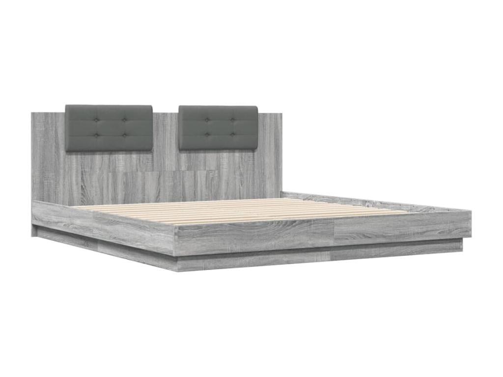 Gray Bed Frame, 180 x 200 cm