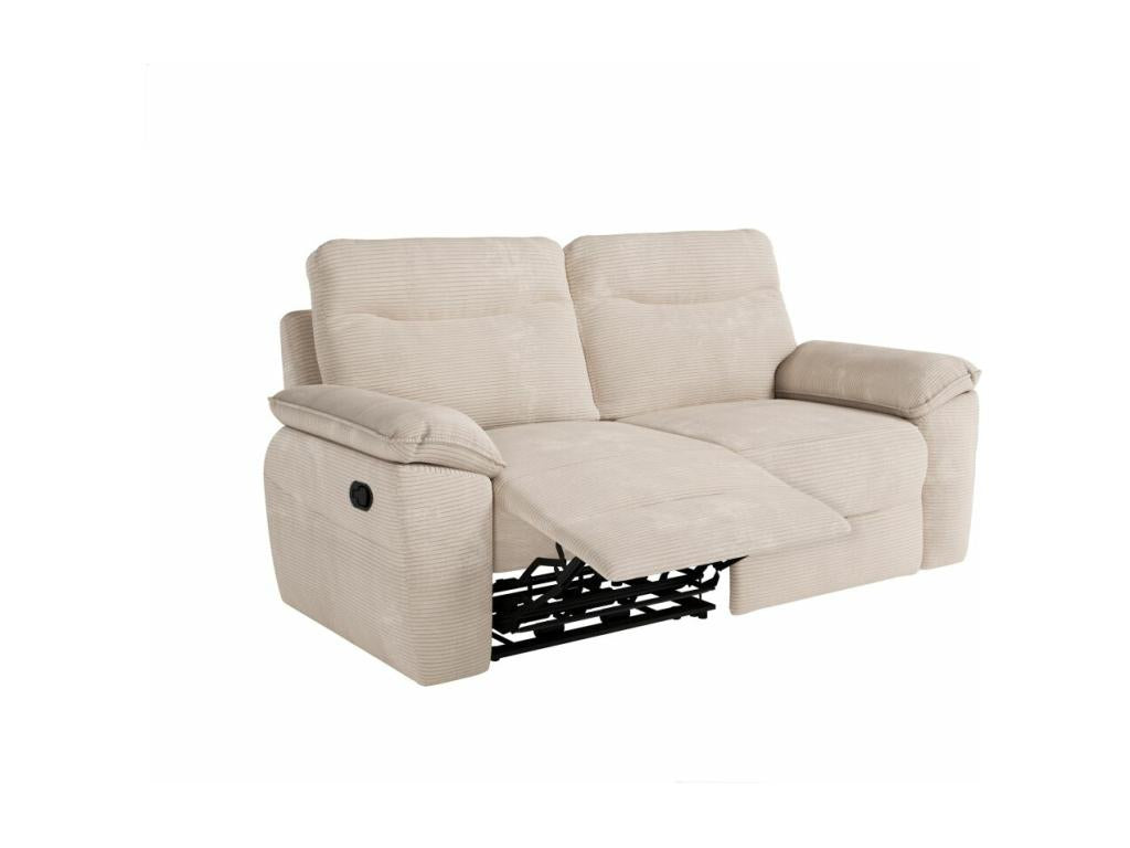 Beige Velvet Sofa