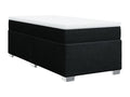 Black Fabric Mattress, 90 x 190 cm