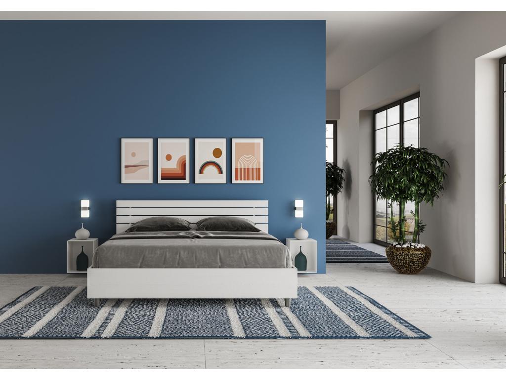 White Bed, 160 x 200 cm