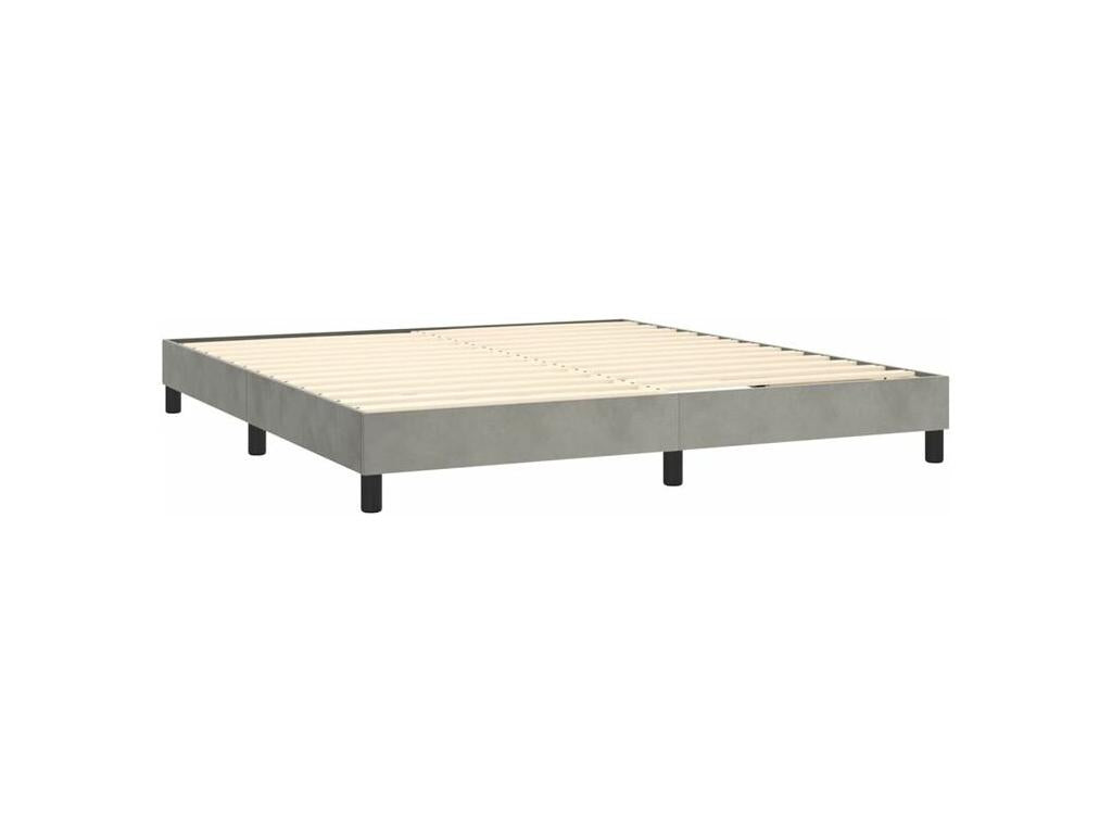 White Velvet Mattress, 160 x 200 cm