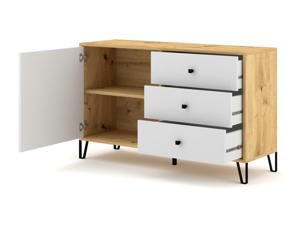 Beige Sideboard, 123 x 40 x 75 cm