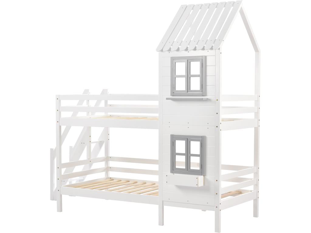 White Bed, 2 x 90 x 200 cm