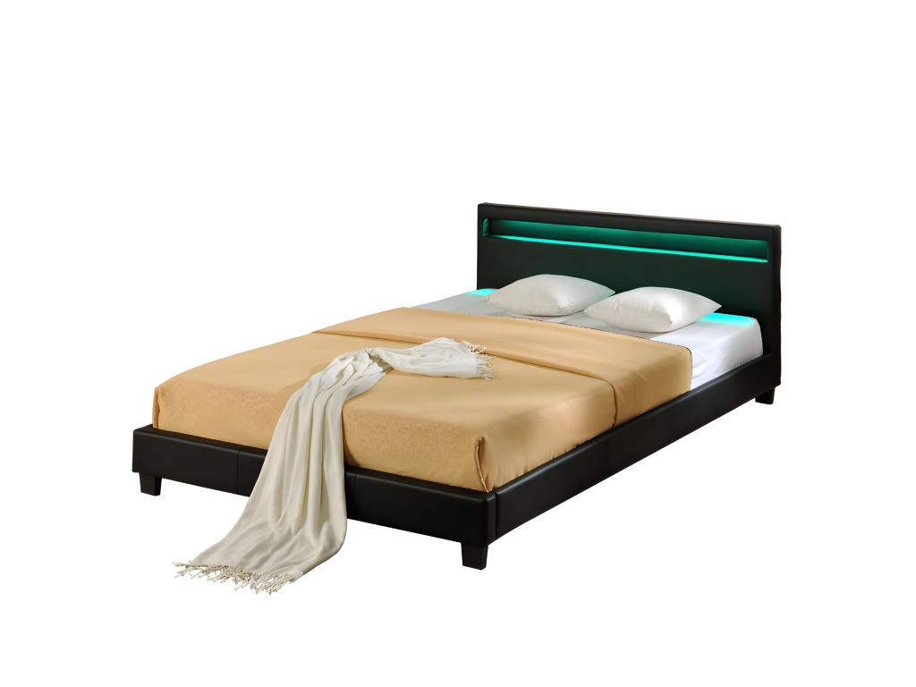 Black Bed, 180 x 200 cm