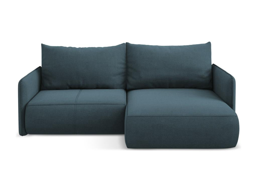 Blue Fabric Sofa Bed