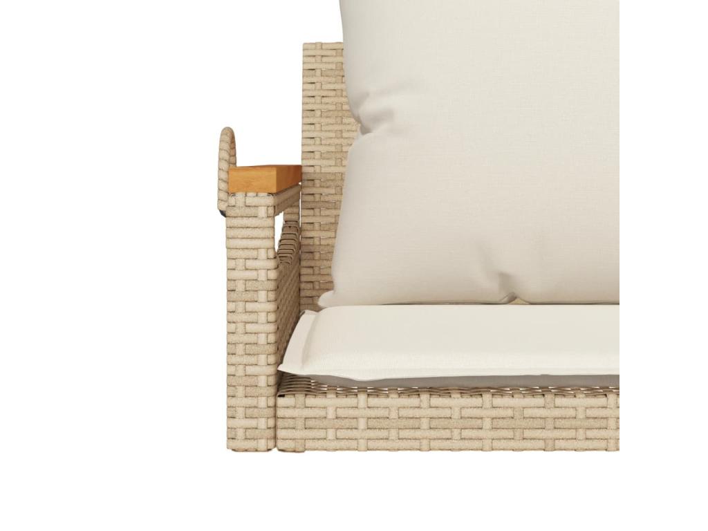 Beige Woven Resin Wicker Home Furniture, 63 x 62 x 40 cm