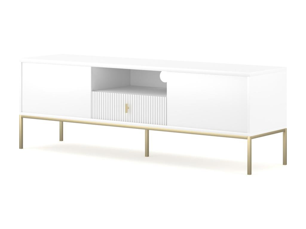 White TV Stand, 154 x 39 x 53 cm