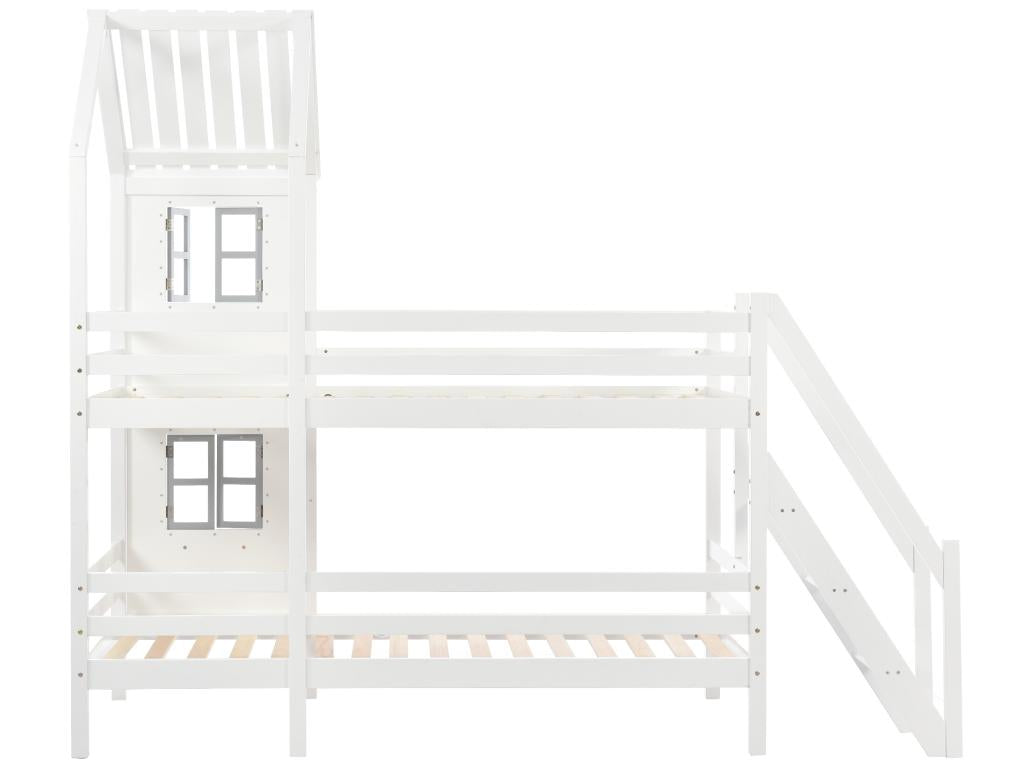 White Bed, 2 x 90 x 200 cm