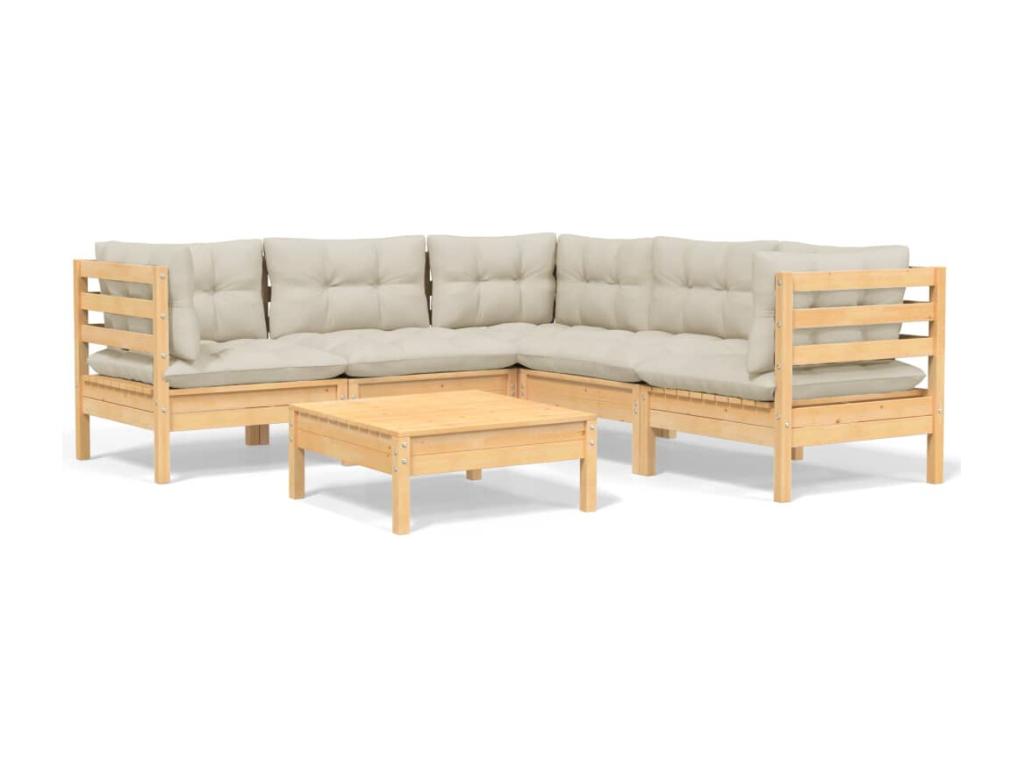 Pine Wood Outdoor Furniture Set - dlz1766580630374