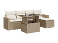 Beige Woven Resin Wicker Outdoor Furniture Set - dlz1766580389907