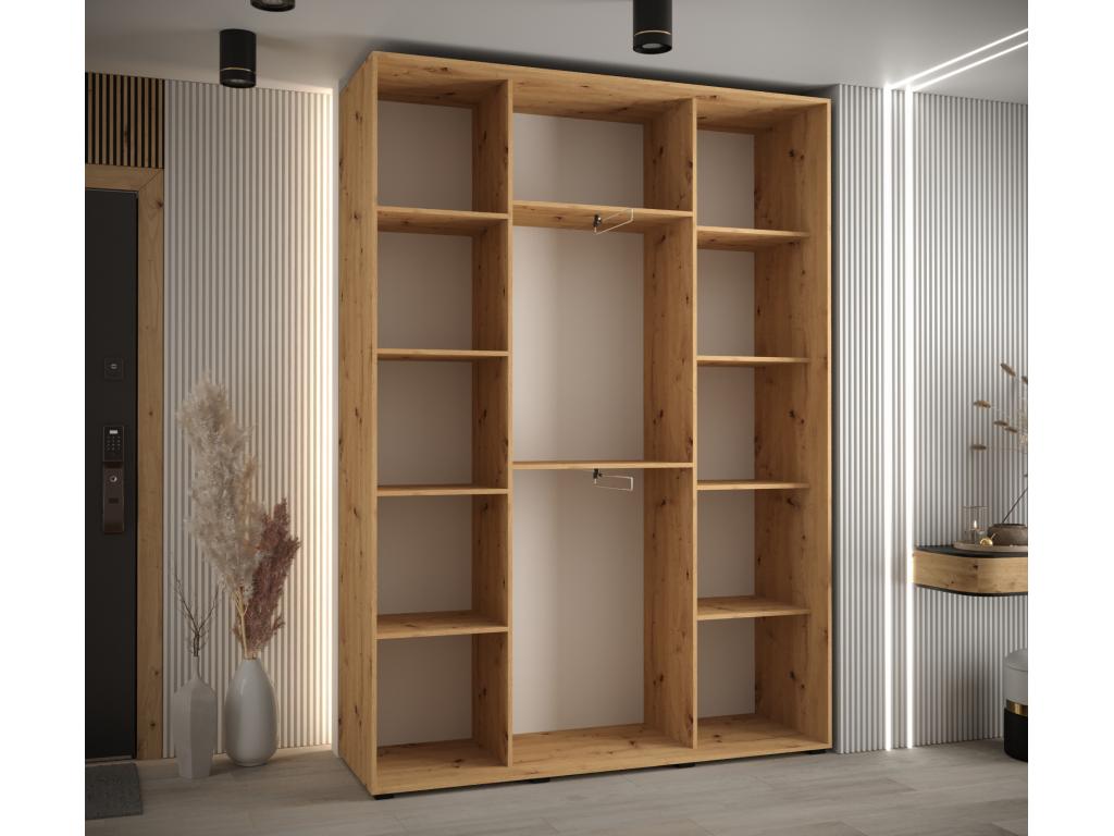 Brown Wardrobe, 180 x 45 x 235.2 cm