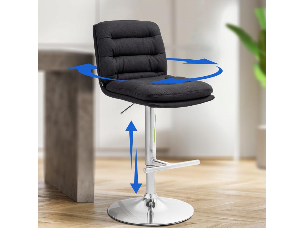 Black Fabric Home Furniture