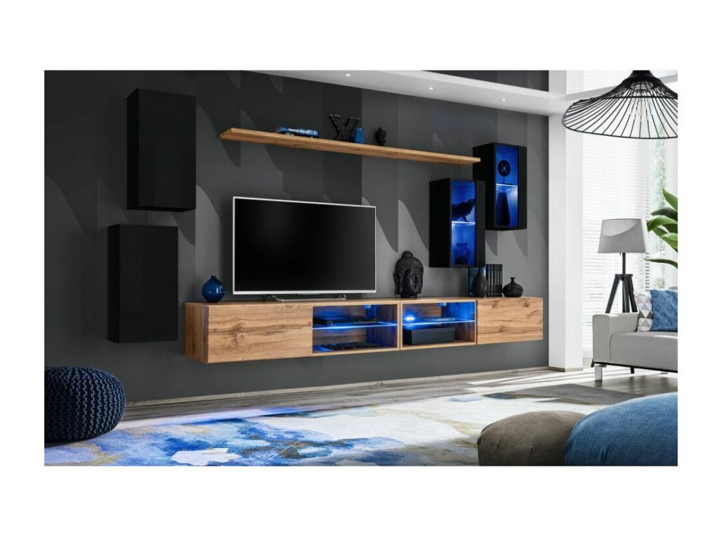 Black TV Stand