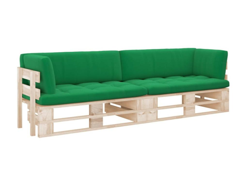 Natural Pine Wood Sofa