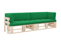 Natural Pine Wood Sofa