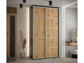 Black Wardrobe, 130 x 45 x 235.2 cm