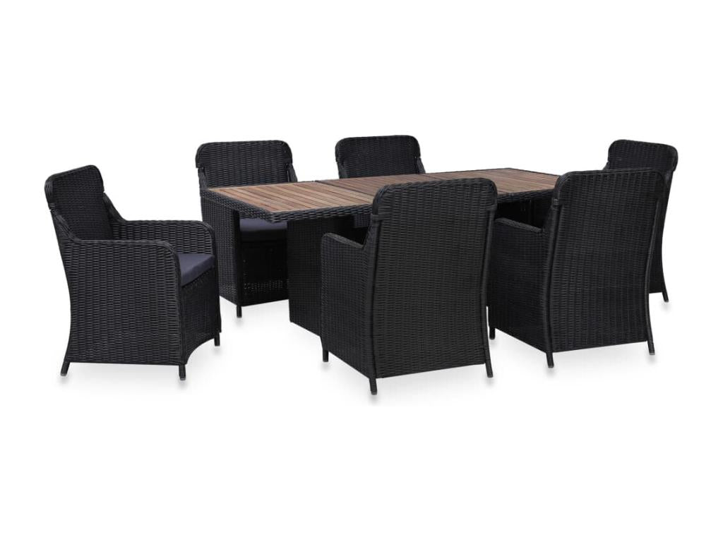 Black Woven Resin Wicker Home Furniture - dlz1766580673195