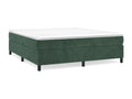 Green Velvet Bed, 200 x 200 cm