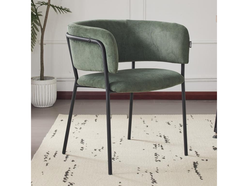 Green Velvet Accent Chair