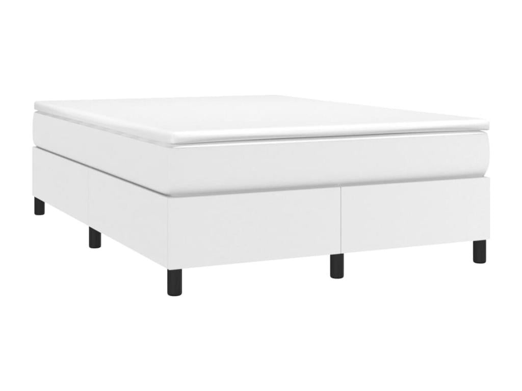 White Faux Leather Mattress, 140 x 190 cm