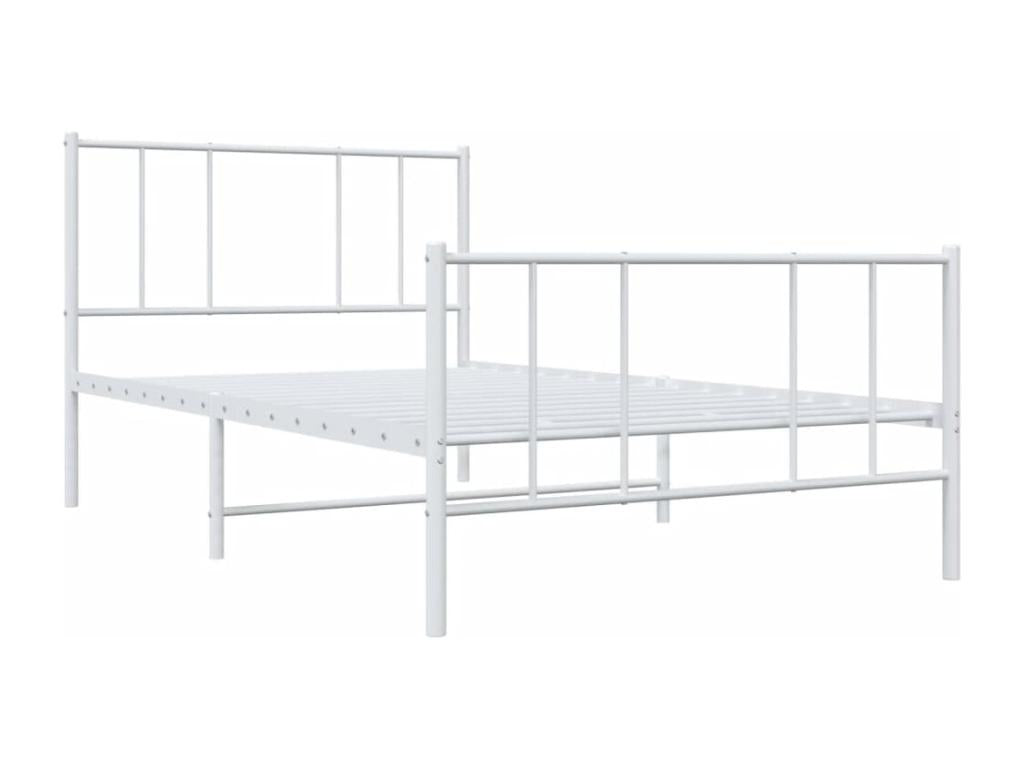 White Metal Mattress, 75 x 190 cm