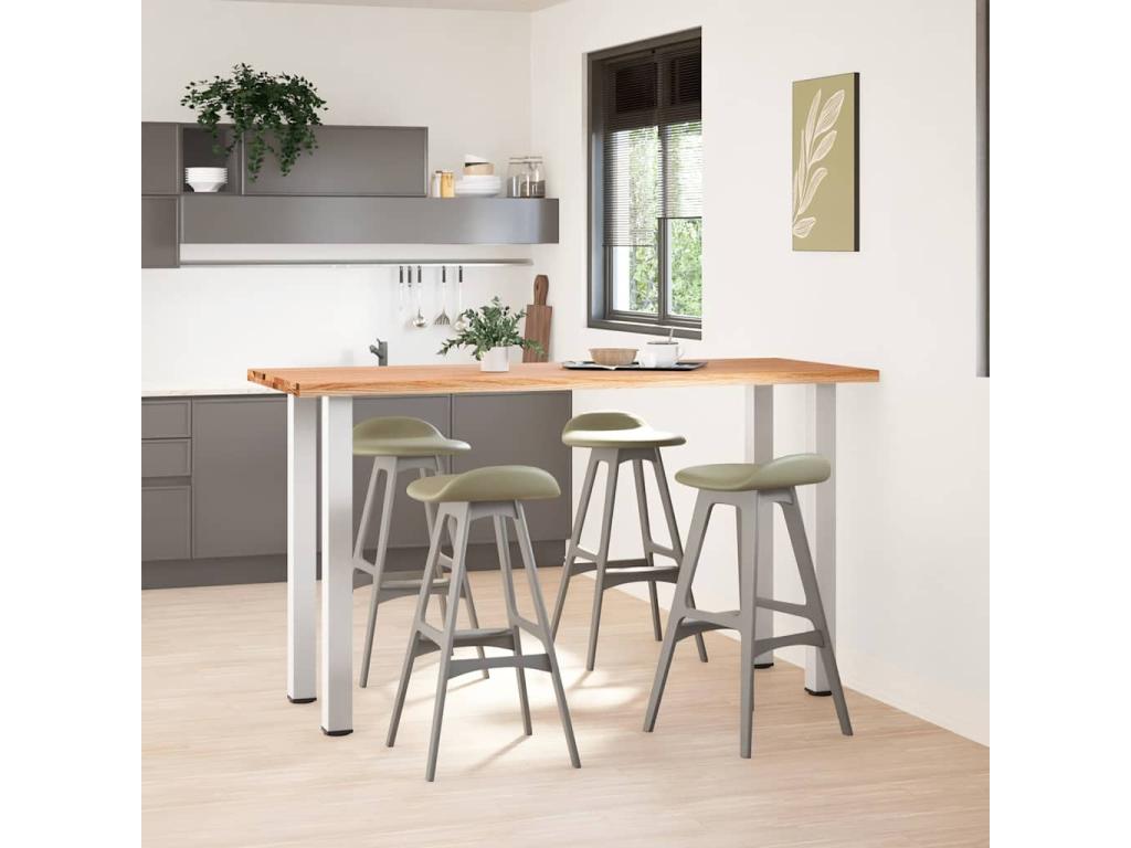 Brown Oak Wood Dining Table - dlz1766580995642