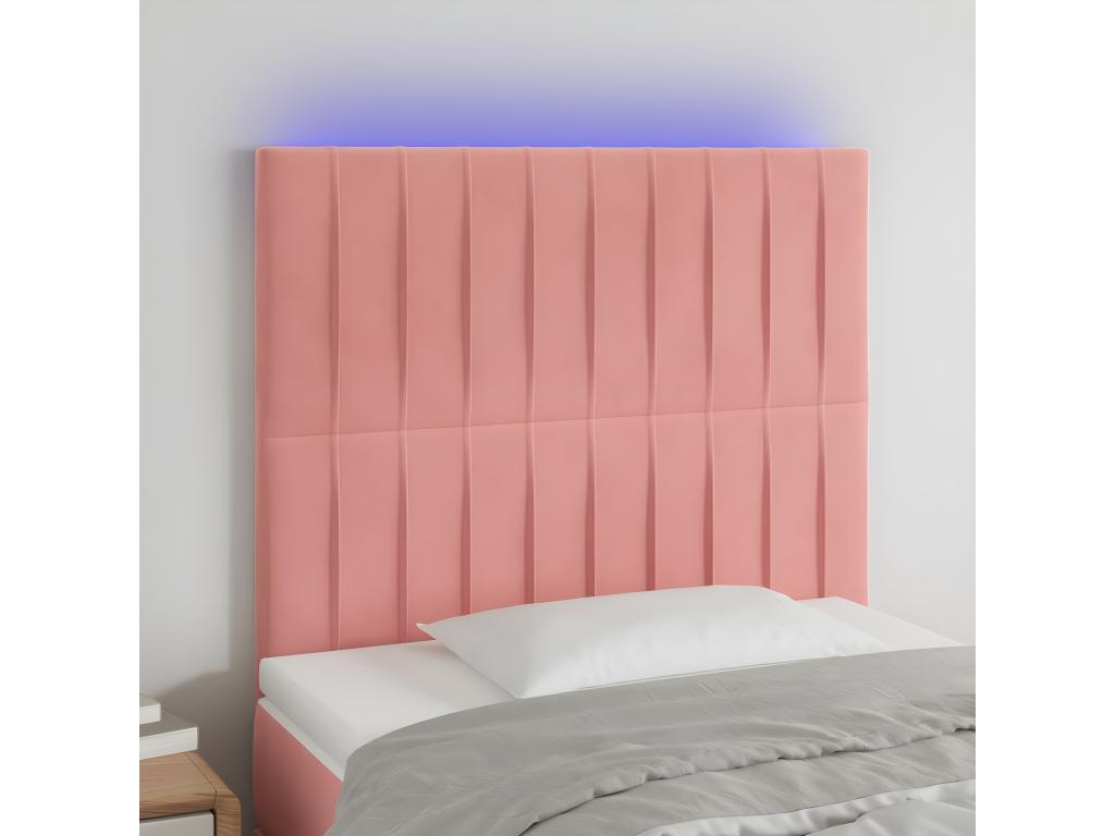 Velvet Bed, 80 x 5 x 118 cm
