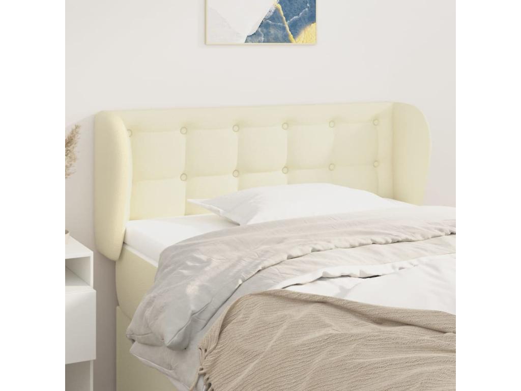 Faux Leather Bed, 103 x 23 x 78 cm