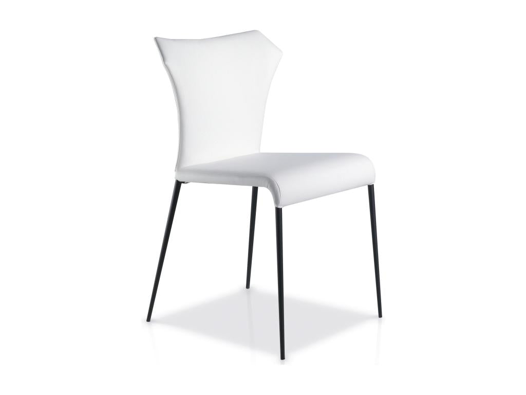 Black Faux Leather Chair - dlz1766581021657