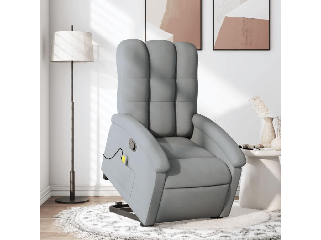 Gray Fabric Accent Chair - dlz1766580596008