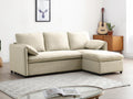 Beige Fabric Sofa Bed - dlz1766581008261