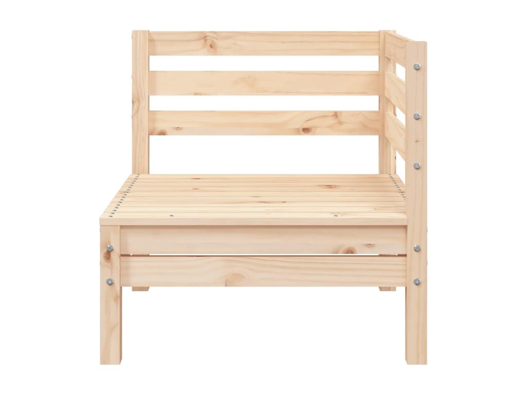 Brown Pine Wood Sofa