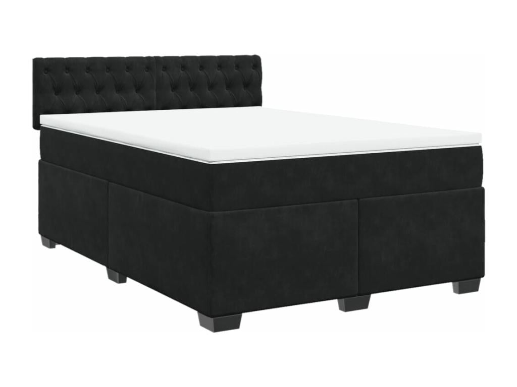 Black Velvet Mattress, 140 x 200 cm
